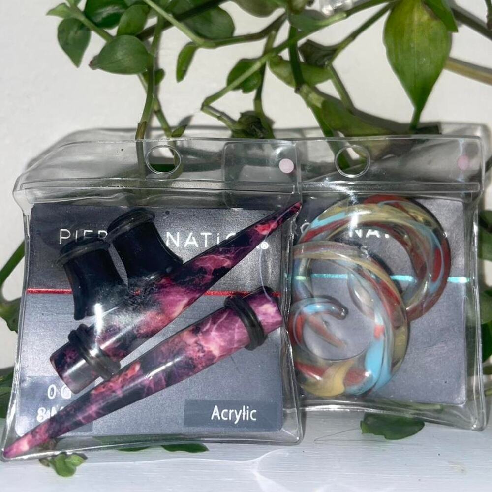 0g earring lot tapers plugs